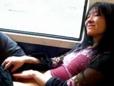 【オナニー熟女動画】電車内で四十路素人の細身の綺麗な奥様が自慰行為してヨガリ出す！